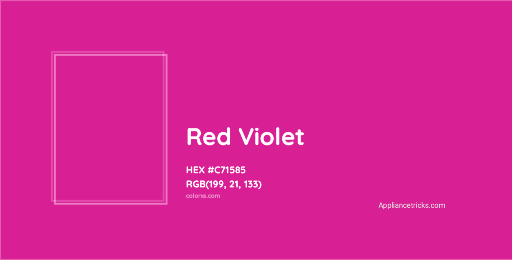How to Make Red Violet