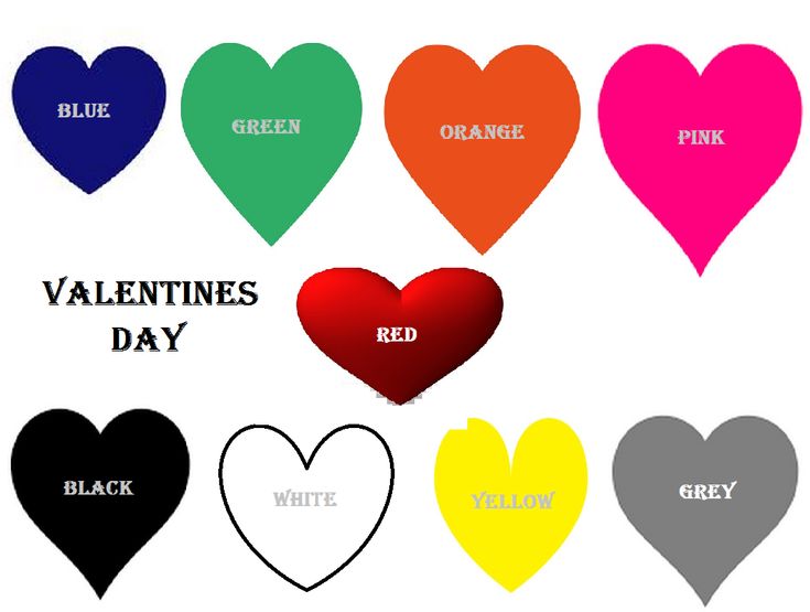 Valentines Day Colors